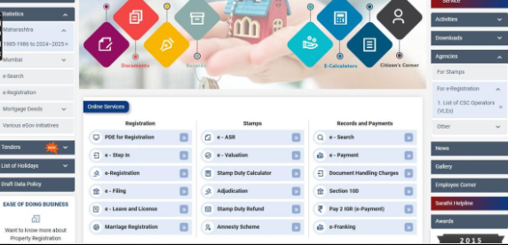 Find ready reckoner rates in Maharashtra online.