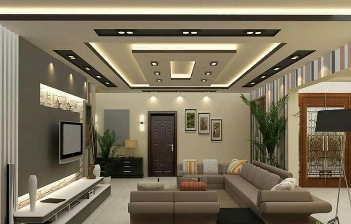 Multiple panels with LED lights for false ceiling