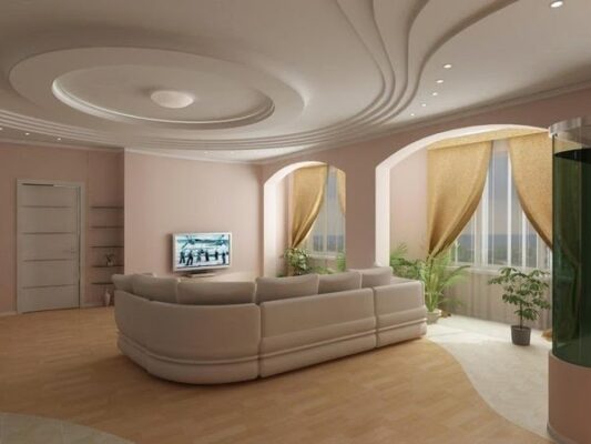 Circular POP ceiling design