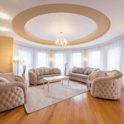 POP ceiling design to match décor theme