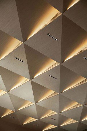 Grid POP false ceiling design 