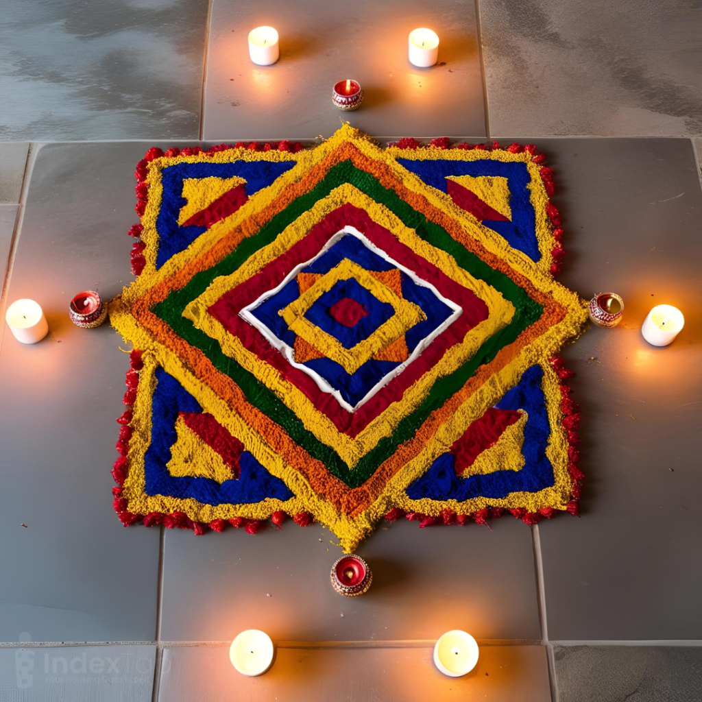 Geometric Rangoli Design